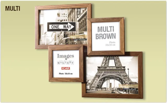 Icar Multi Fotolijst Brown 43 Bruin
