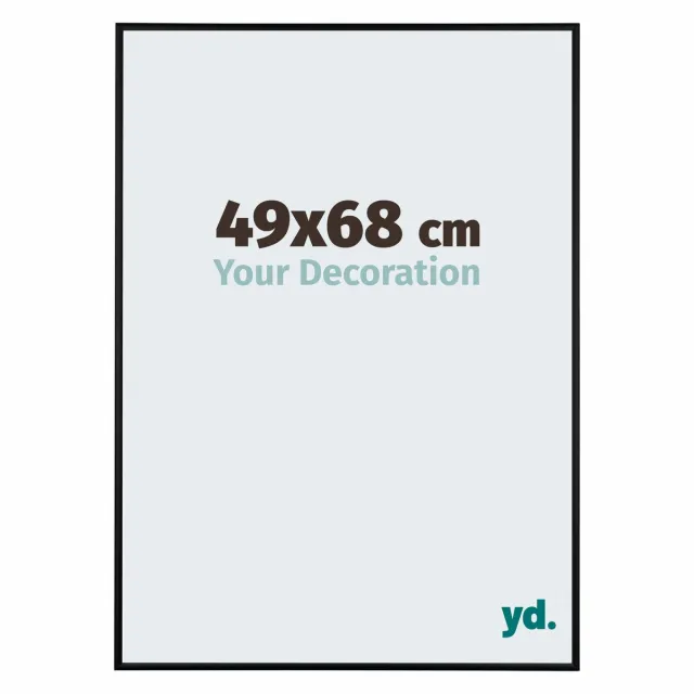yd. Your Decoration - Fotolijst 49x68 cm - Aluminium - Zwart Mat - Kent