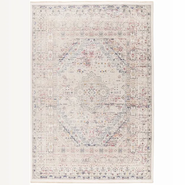 Dutch XXL Vintage Vloerkleed | Tapijt | Vista | Medaillon | Multikleur | 200x290 cm