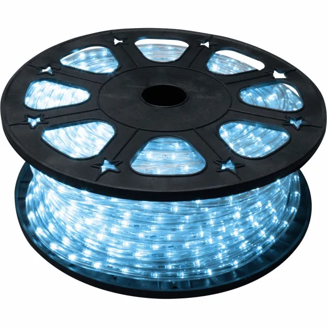 HQ-Power Lichtslang, 36 leds/meter, 1 kanaal, voor binnen en buiten, blauw, 45 m