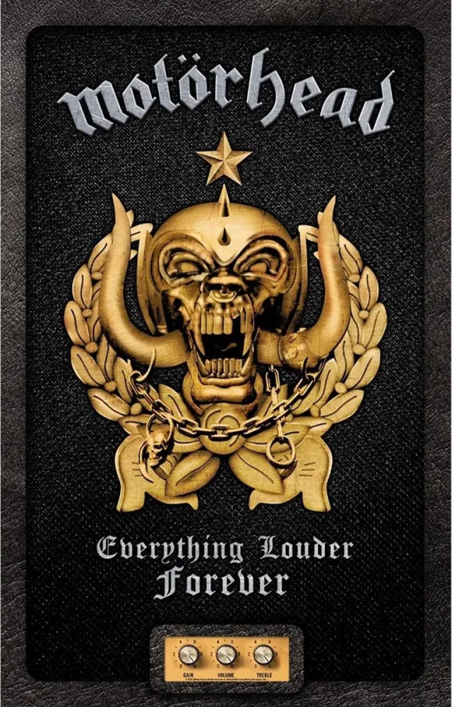 Rock Off Motorhead - Everything Louder Forever Textiel Poster - Multicolours