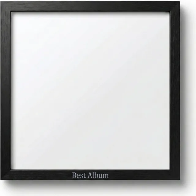 Vin Up Zwarte Houten LP-lijst "Best Album" - Hoogwaardig Hout - Unieke LP-lijst voor je Beste Album - Vinyllijst voor op de muur - LP-lijst - Dé Specialist in LP-Lijsten