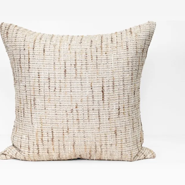 Darcy & Duke Natural Tweed - Sierkussen - 55 X 55 beige