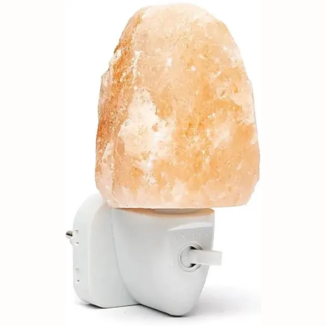Phoenix Import Mani Bhadra Zoutlamp nachtlampje – 11,5 cm x 5,5 cm ruw