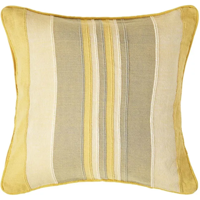 Homescapes Marokko kussenhoes in geel, 100% katoen, 45 x 45 cm