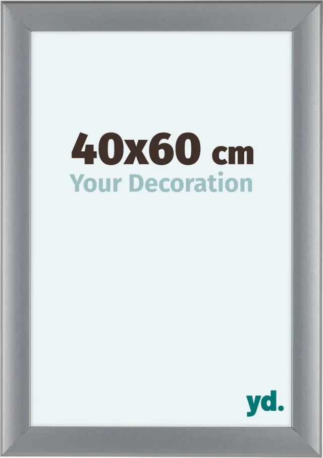 yd. Your Decoration - Fotolijst 40x60 cm - MDF - Zilver Mat - Como