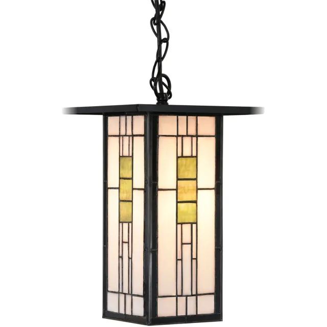 Coloured by Art Tiffany Hanglamp So Long Frank Lloyd Wright - Art Deco Trade Lichtgroen