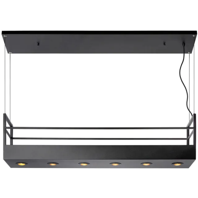 Lucide MIRAVELLE - Hanglamp - 6xGU10 - Zwart
