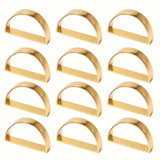 XSIERA Gouden servetringen - halve maan - tafelstyling - tafeldecoratie feestdagen - servet
