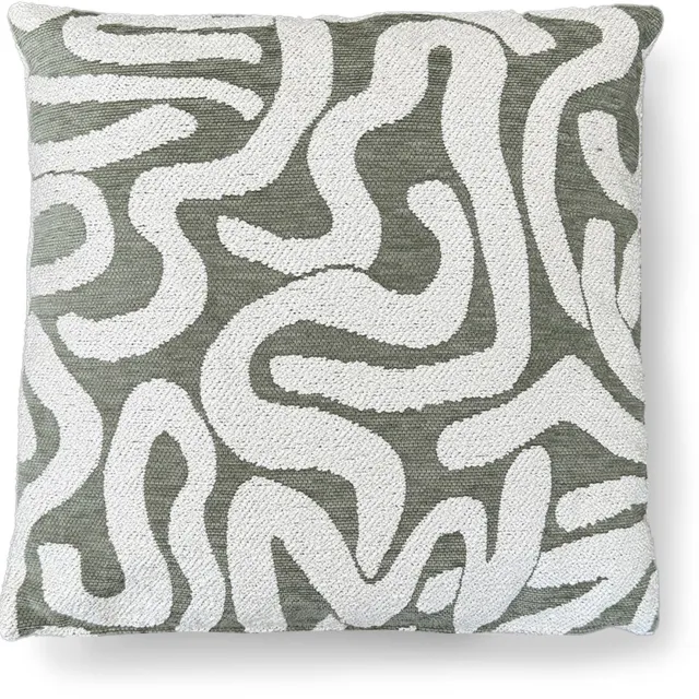 Woonexpress Sierkussen Sari Groen - X Cm - Textiel - Groen - x x cm (BxHxD)