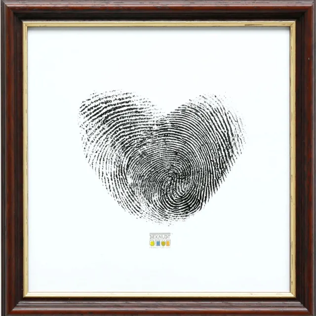 Deknudt Frames fotolijst S406H2 - bruin - biesje - hout - foto 13x13