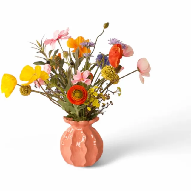 Winq PlukBoeket Multicolor-Kunstbloemen-Veldboeket Multicolor-excl. vaas roze