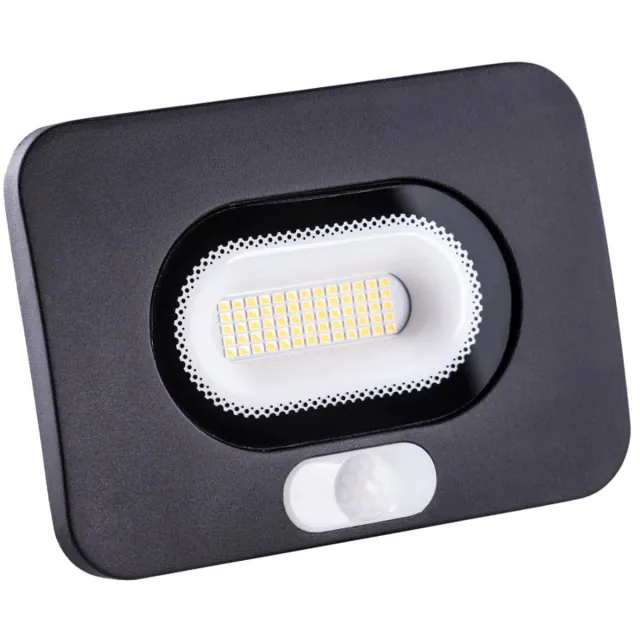 Thorgeon LED Floodlight Met Sensor | 10W 4000K 1000Lm | 840 IP65 Zwart