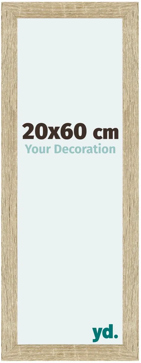 yd. Your Decoration - Fotolijst 20x60 cm - MDF - Sonoma Eiken - Mura