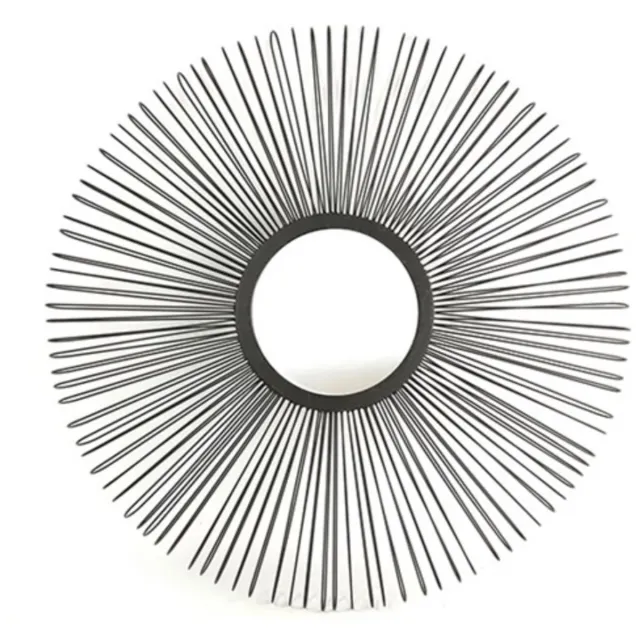Decostar Wandspiegel zwart - Open spiegel - Spiegel modern 76 cm