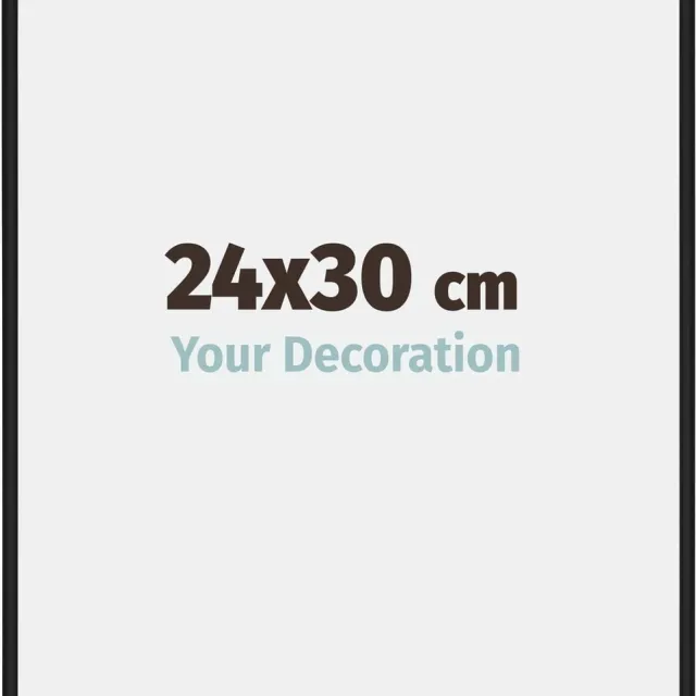 yd. Your Decoration - Fotolijst 24x30 cm - Aluminium - Zwart Hoogglans - Miami