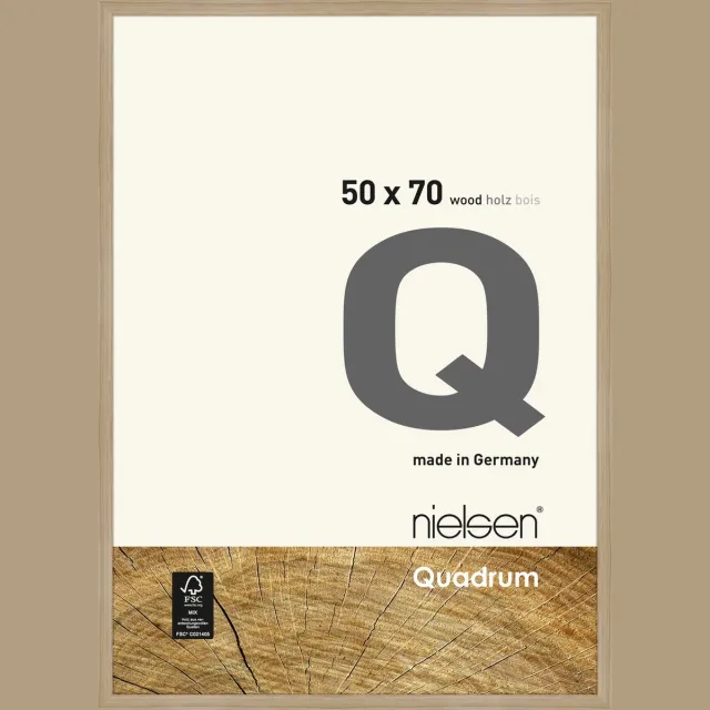 Nielsen Quadrum Houten Wissellijst Oak Natural 50x70cm Eiken