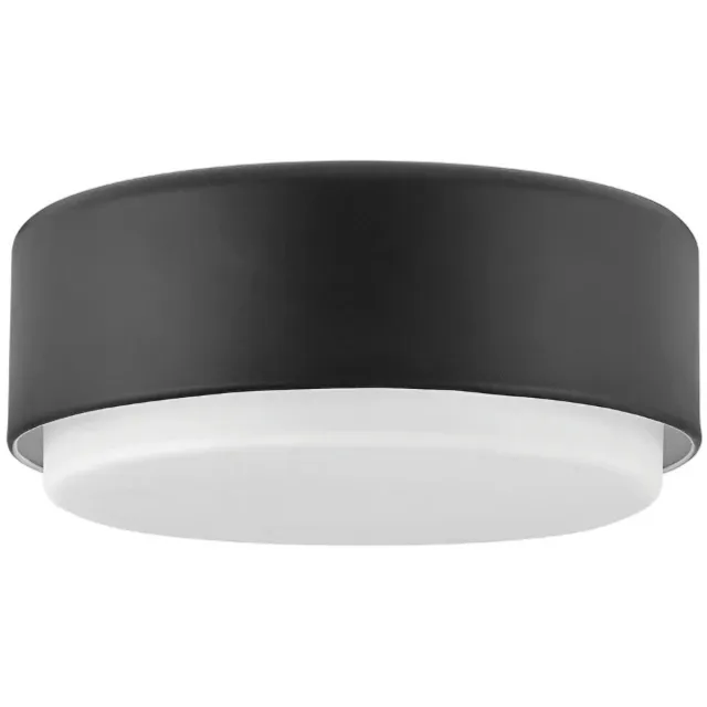 Hinkley LED Plafondlamp Cedric | 2X E27 Max 40W | Black Zwart