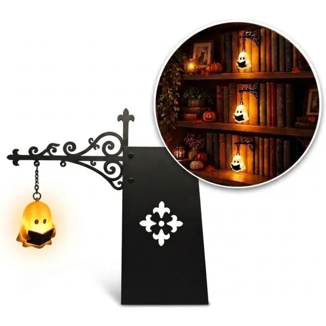 Br@ndless Boekensteun met Lamp - Decoratieve Boekenplankverlichting - Leeslamp Wit en Zwart Zwart en Wit