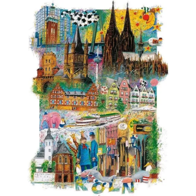 PGM Kunstdruk Klaus D, Schiemann - Köln 30x40cm Divers