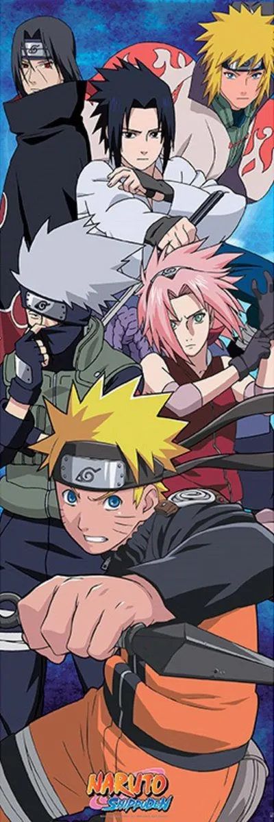 ABYSTYLE Poster Naruto Shippuden - Group 53x158cm Divers