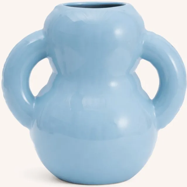 Oscar Vaas - Home Studyo - Sky Gloss Blauw - Design Vaas - Vaas keramiek