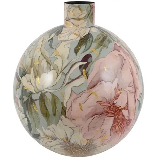 Vaas Peony roze/ wit