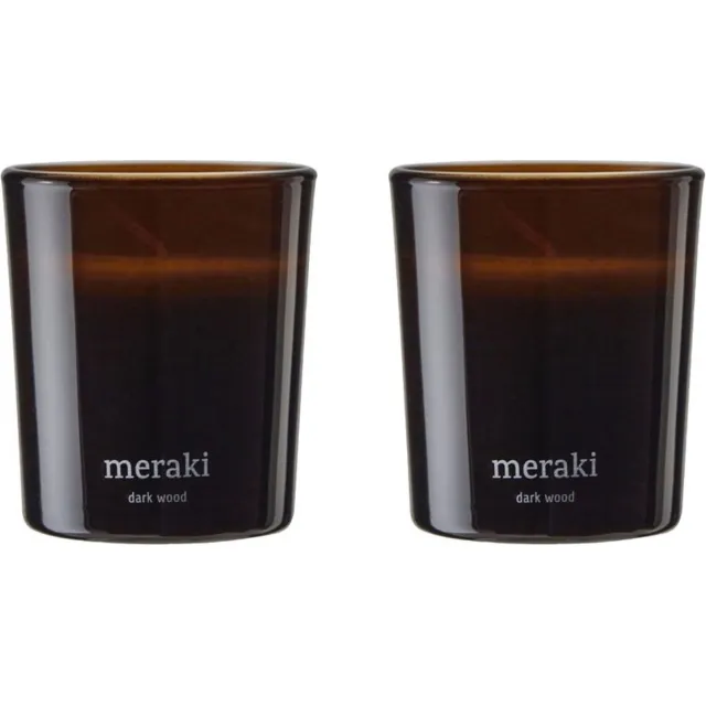 Meraki Geurkaarsen set Dark Wood klein [gid://shopify/Metaobject/307221758287]