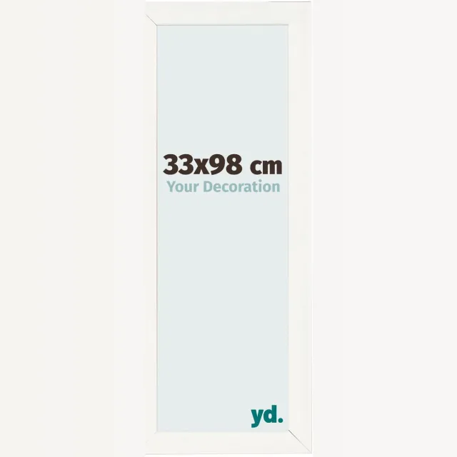 yd. Your Decoration - Fotolijst 33x98 cm - MDF - Wit Geveegd - Pisa
