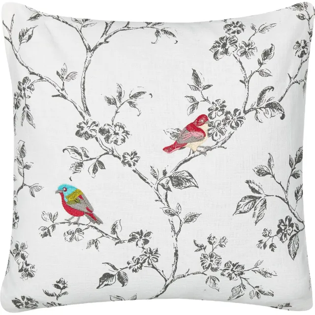Beliani DILLENIA - Sierkussen - Gebroken wit - 45 x 45 cm - Katoen