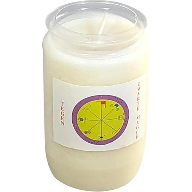 Bloom! Talismankaars tegen zwarte magie 3-dagen-brander - 6 stuks Wit