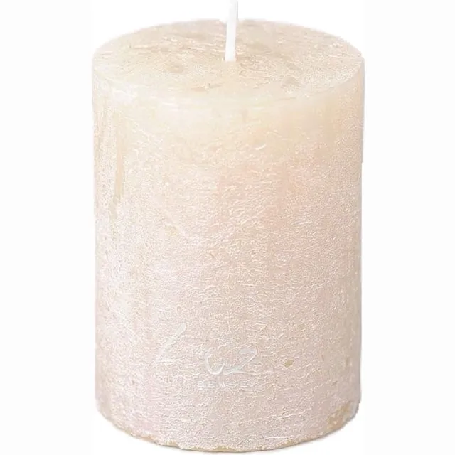 Luz Your Senses Rasteli Luz Your Senses Stomp Kaars Pearl D 6 cm H 8 cm Per 2 Stuks Parelmoer