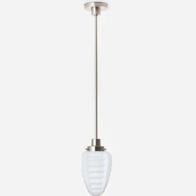 Coloured by Art Hanglamp Parole 20's Matnikkel - Art Deco Trade