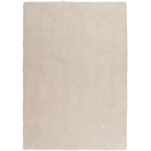 Dutch XXL Effen Vloerkleed | Tapijt | Velvet | Uni | Crème | 120x170 cm