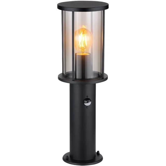 Globo vloerlamp - Gracey - zwart - metaal - Ø 14cm - E27 - 31361S