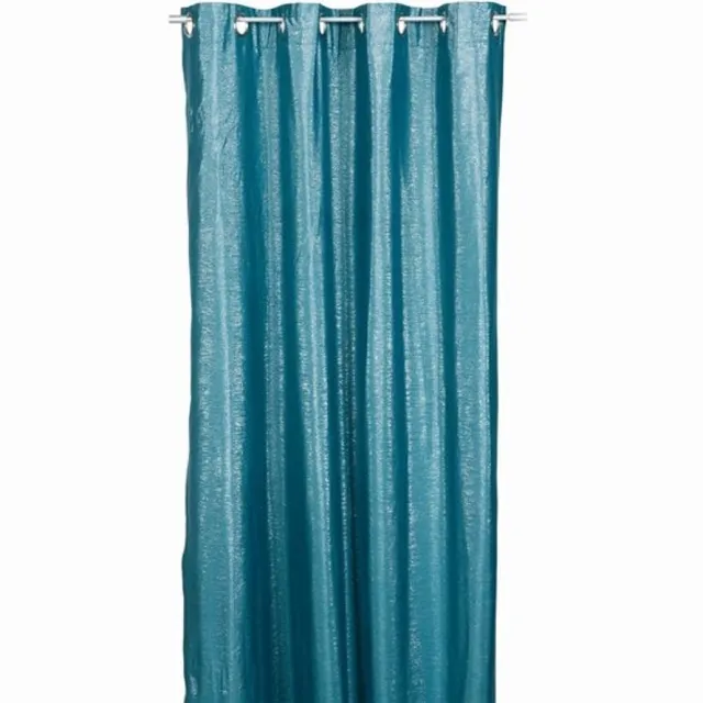 2LIF Sparkle gordijn groen 140x260cm (8 rings)