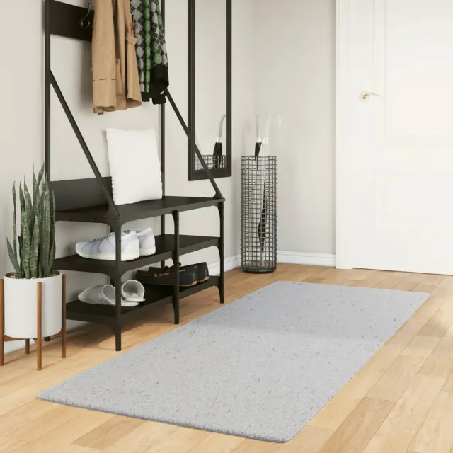vidaXL Vloerkleed HUARTE laagpolig zacht wasbaar grijs, foto 5