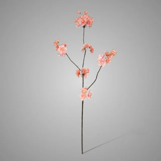 Erutan avon Prunus Malaga spray lt peach 84 cm kunstbloem Erutan Avon oranje