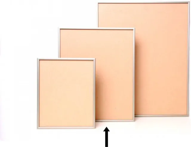 PIXELHOBBY lijst - aluminium - (3x3) zilver