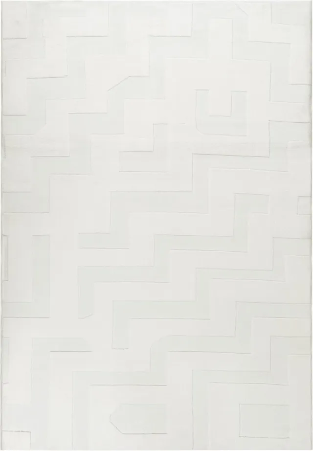 Beliani GINGERA - Vloerkleed - Off-white - Jaquard, foto 2