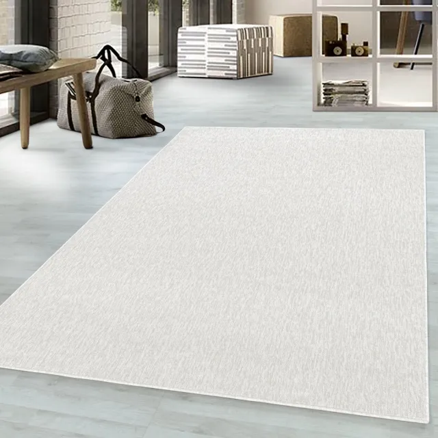 Muratap Effen Vloerkleed Laagpolig Creme- 160x230 CM