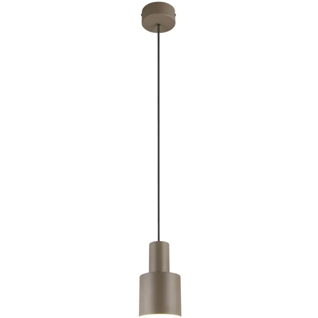 Trio AGUDO - Hanglamp - Taupe - excl. 1x E27 4 W