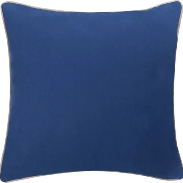 Linen & More Jilly True Kussen | 45 X 45 | Sierkussen Voor Woonkamer Of Slaapkamer Blauw