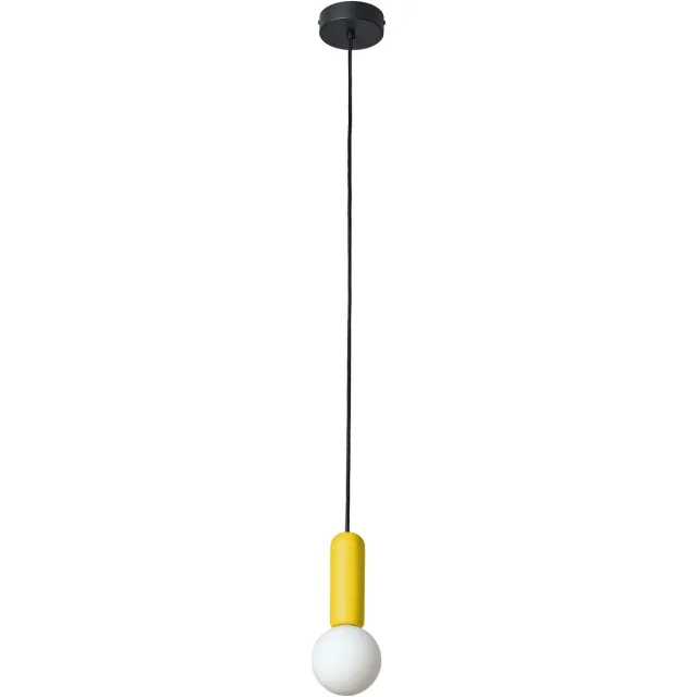 Osram Decor Beton Mic Hanglamp G9 100mm Geel, Beton, Metaal, hoogwaardige uitstraling, voor Woon- en Eetkamer