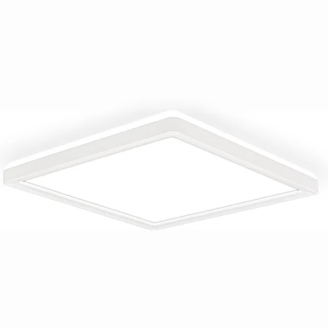 B.K.Licht LED Plafonniére - met indirect licht - led paneel - 24 x 24 x 3cm - 4.000K - 16W wit