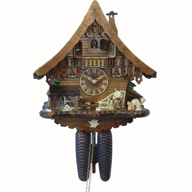 Engstler 4791 - Koekoeksklok - 1-daags ketting uurwerk