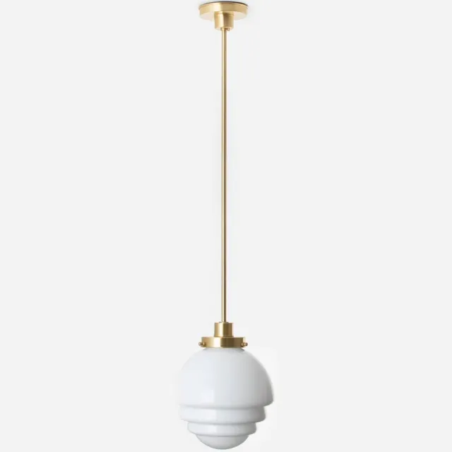 Coloured by Art Hanglamp Citrus Small 20's Messing - Art Deco Trade