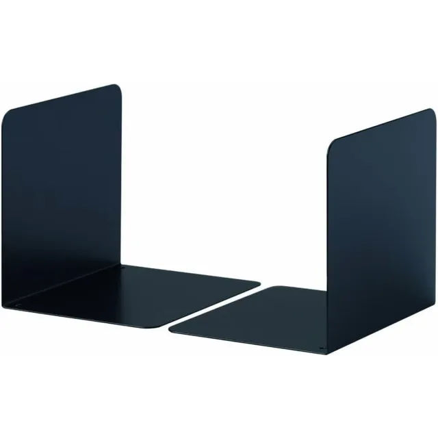 Durable Boekensteun metaal S, set met 2 stuks, zwart