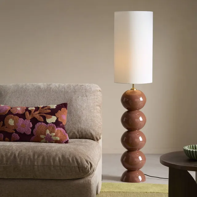 NOUS Living vloerlamp Jolie (Ø30x135 cm) Terra
