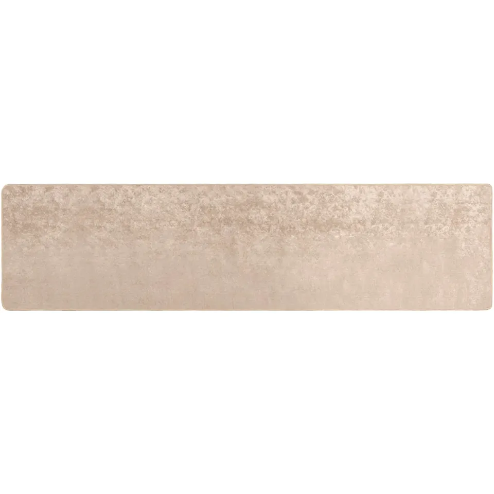 vidaXL Vloerkleedloper MARSA Beige 80 x 400 cm Polyester en PVC